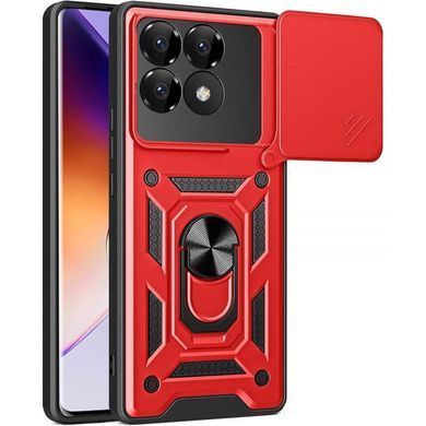 Чехол Ummi Camshield Serge Ring для Xiaomi Poco F7 Pro Красный / Red