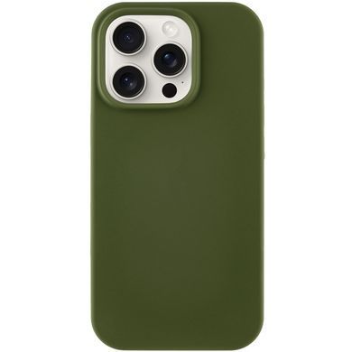 Чехол Silk Full Protective (AA) NO LOGO для Apple iPhone 16 Pro Max (6.9") Зеленый / Dark Olive
