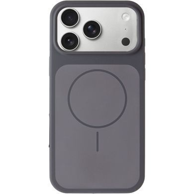 Чохол Silk Duo Color (AA) NO LOGO with Magnetic Fit для Apple iPhone 17 Pro (6.3") Gray