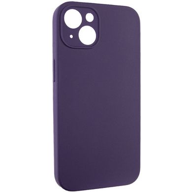 Чехол Silicone Case Full Camera Protective (AA) NO LOGO для Apple iPhone 15 (6.1") Фиолетовый / Elderberry