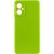 Чехол Silicone Cover Lakshmi Full Camera (A) для Motorola Moto G14 Салатовый / Neon Green