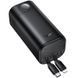 Портативное ЗУ Power Bank Hoco Q59 Chispeante PD65W with cables 20000 mAh Black фото 7