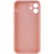 Уцінка Силіконовий чохол Candy Full Camera для Apple iPhone 12 (6.1") Естетичний дефект / Рожевий / Pink Sand фото 2