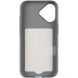 Чехол PC Textile Hybrid with Magnetic Fit для Apple iPhone 17 (6.3") Grey / Black фото 3