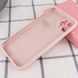 Чохол Silicone Case Full Camera Protective (AA) для Apple iPhone 12 Pro (6.1") Рожевий / Chalk Pink фото 2