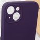 Чехол Silicone Case Full Camera Protective (AA) NO LOGO для Apple iPhone 15 (6.1") Фиолетовый / Elderberry фото 5