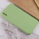 Силиконовый чехол Candy Full Camera для Apple iPhone XS Max (6.5") Фисташковый фото 4