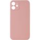 Уцінка Силіконовий чохол Candy Full Camera для Apple iPhone 12 (6.1") Естетичний дефект / Рожевий / Pink Sand фото 1