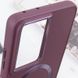 TPU чохол Bonbon Metal Style with MagSafe для Samsung Galaxy S21 Ultra Бордовий / Plum фото 5