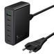 МЗП Hoco C152A Modern PD70W 6in1 (5USB-C і 1USB-A) Black фото 3