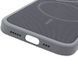 Чехол PC Textile Hybrid with Magnetic Fit для Apple iPhone 17 (6.3") Grey / Black фото 5