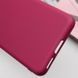 Чехол TPU GETMAN Liquid Silk Full Camera для Samsung Galaxy S21 Бордовый / Marsala фото 5