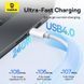Дата кабель Baseus Superior Series 2 USB4 Full-Function Type-C to Type-C 240W (1m) (P10365200211) Moon White фото 5