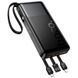 Портативний ЗП Power Bank Hoco J156 Founder 22.5W+PD20W with 4 cables 10000 mAh Black фото 3