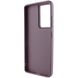TPU чехол Bonbon Metal Style with MagSafe для Samsung Galaxy S21 Ultra Бордовый / Plum фото 3