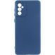 Чехол TPU GETMAN Liquid Silk Full Camera для Samsung Galaxy A35 Синий / Navy Blue
