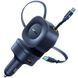 АЗП Baseus PrimeTrip VR2 Max PD100W+QC3.0 with retractable cable (1USB-A/3C) (C02066) Cosmic Black фото 1