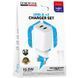 МЗП Borofone BAS81A Star 10.5W (2USB-A) + кабель USB to Type-C White фото 3