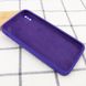 Чехол Silicone Case Square Full Camera Protective (AA) для Apple iPhone XS Max (6.5") Фиолетовый / Ultra Violet фото 3
