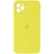 Уценка Чехол Silicone Case Square Full Camera Protective (AA) для Apple iPhone 11 Pro Max (6.5") Эстетический дефект / Желтый / Bright Yellow