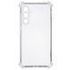 TPU чохол GETMAN Ease logo посилені кути Full Camera для Samsung Galaxy S25 FE Безбарвний (прозорий)