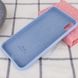 Чехол Silicone Case Full Protective (AA) для Apple iPhone X (5.8") / XS (5.8") Голубой / Lilac Blue фото 3