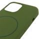 Чехол Silk Full Protective (AA) NO LOGO with Magnetic Fit для Apple iPhone 11 Pro Max (6.5") Зеленый / Dark Olive фото 4