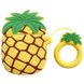Силіконовий футляр Smile Fruits series для навушників AirPods 1/2 + кільце Pineapple