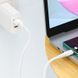 Дата кабель Hoco X93 Force USB to Type-C 27W (1m) White фото 8