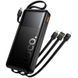 Портативний ЗП Power Bank Hoco J156 Founder 22.5W+PD20W with 4 cables 10000 mAh Black фото 4