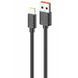Уценка Дата кабель Amaya L77 USB to Lightning 2A (1m) Мятая упаковка / Black фото 1