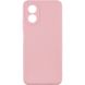 Силиконовый чехол Candy Full Camera для Oppo A98 Розовый / Pink Sand
