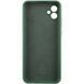 Чехол Silicone Cover Lakshmi Full Camera (AA) with logo для Samsung Galaxy A06 Зеленый / Dark green фото 2