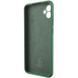 Чехол Silicone Cover Lakshmi Full Camera (AA) with logo для Samsung Galaxy A06 Зеленый / Dark green фото 3