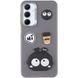 Чехол TPU Leather Toys для Samsung Galaxy S25 FE Monster / Grey