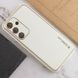 Кожаный чехол Xshield для Samsung Galaxy S23 FE Белый / White фото 4
