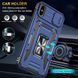 Ударопрочный чехол Camshield Army Ring для Apple iPhone XS Max (6.5") Синий / Navy фото 3