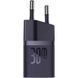 СЗУ Baseus GaN5 Fast Charger mini PD30W (1USB-C) + кабель Type-C to Type-C (P10110902) Midnight Purple фото 3