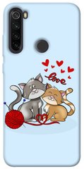 Чехол itsPrint Два кота Love для Xiaomi Redmi Note 8T