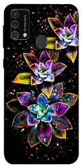 Чохол itsPrint Flowers on black для Samsung Galaxy M21s