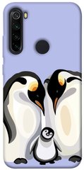 Чохол itsPrint Penguin family для Xiaomi Redmi Note 8