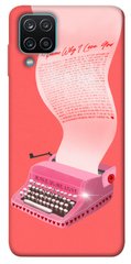 Чохол itsPrint Розова друкарська машинка для Samsung Galaxy M12