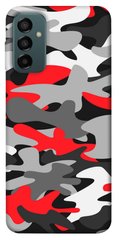 Чехол itsPrint Красно-серый камуфляж для Samsung Galaxy M23 5G