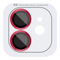 Защитное стекло Metal Classic на камеру (в упак.) для Apple iPhone 12 / 12 mini / 11 Красный / Red