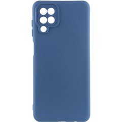 Чехол Silicone Cover Lakshmi Full Camera (A) для Samsung Galaxy A12 / M12 Синий / Navy Blue