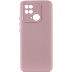 Чохол Silicone Cover Lakshmi Full Camera (AAA) для Xiaomi Redmi 10C Рожевий / Pink Sand