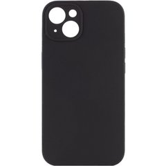 Чохол Silicone Case Full Camera Protective (AA) NO LOGO для Apple iPhone 15 (6.1") Чорний / Black