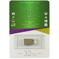 Флеш-драйв USB Flash Drive T&G 110 Metal Series 32GB Серебряный