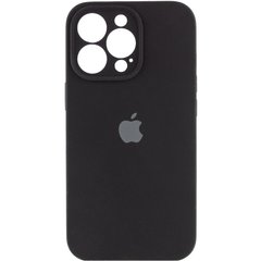 Чохол Silicone Case Full Camera Protective (AA) для Apple iPhone 13 Pro (6.1") Чорний / Black