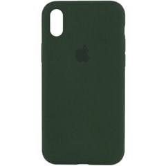 Уценка Чехол Silicone Case Full Protective (AA) для Apple iPhone XS Max (6.5") Дефект упаковки / Зеленый / Cyprus Green